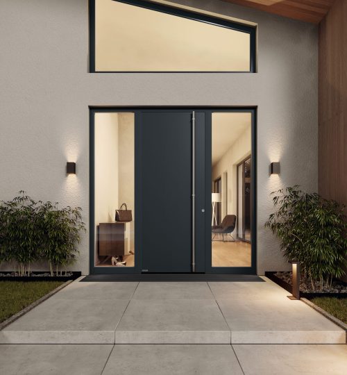 aluminium haustür thermosafe motiv 860 ral 7016