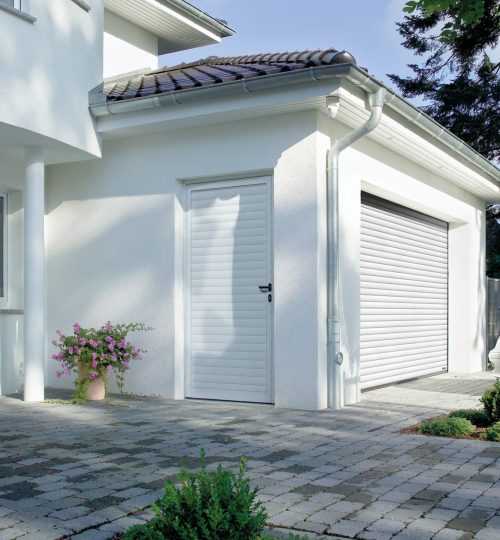 garagen rolltor und nebentür