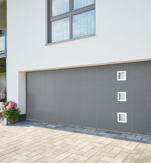 l sicke design motiv 451 silkgrain, weißaluminium ral 9006